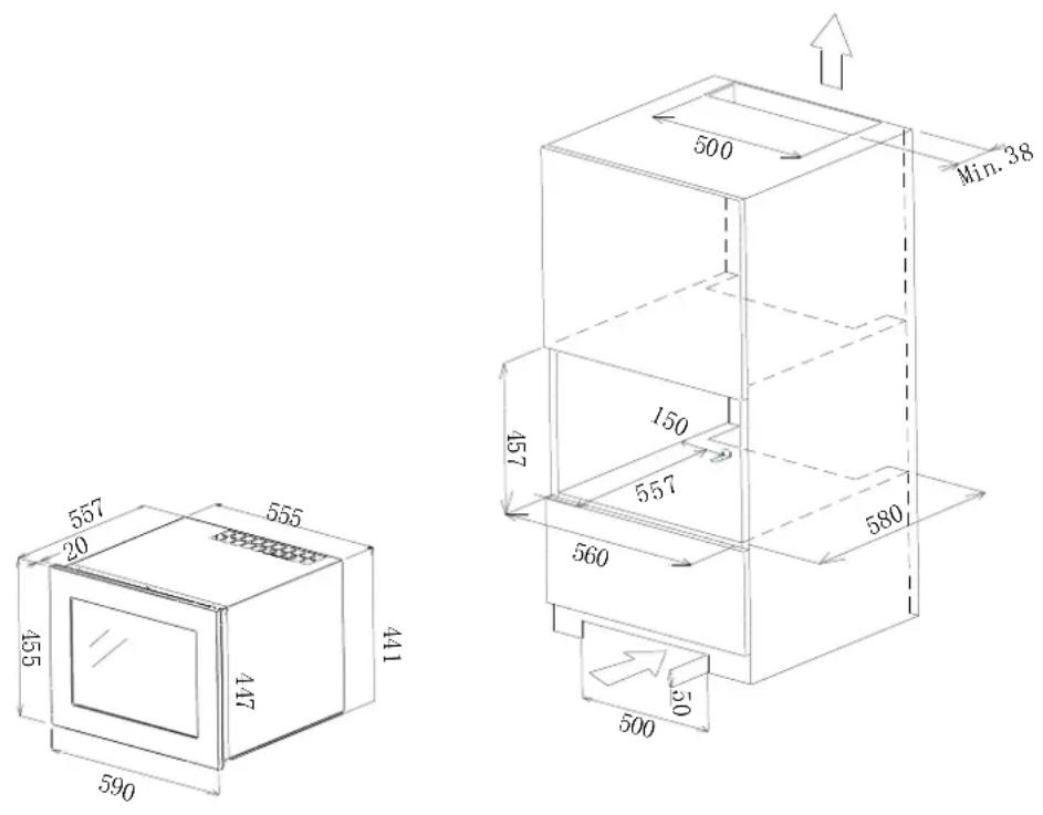 LE CHAI LBN555 - Inbouw - 1