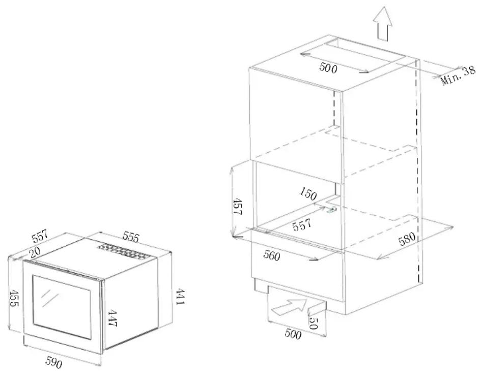 LE CHAI LBN555 - Encastrement - 1