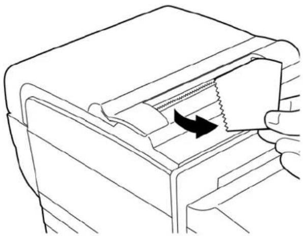 HP Hybrid II - Τοποθέτηση νέου χαρτιού αποδείξεων - 4