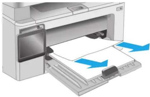 HP LaserJet M130MFP - 清除进纸盘中的卡纸 - 5