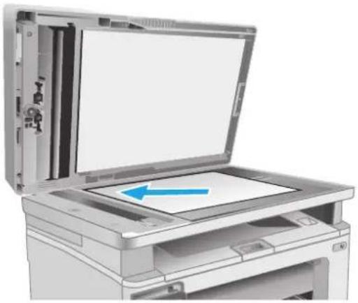 HP LaserJet M130MFP - 从平板扫描仪发送传真 - 1