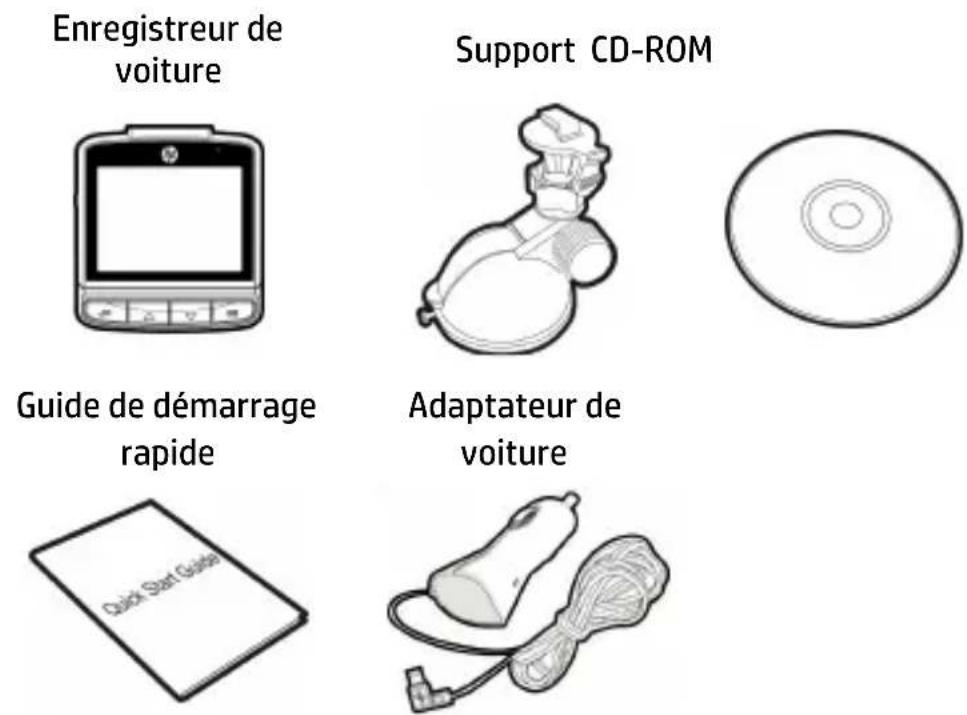 HP f520g - Contenu de la boîte - 1