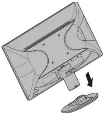 HP V212a - Préparation du moniteur pour montage mural - 1
