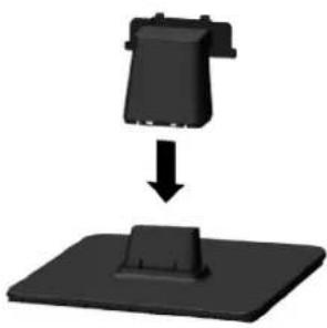 HP ProDisplay P222c - Fixation du support du socle - 2