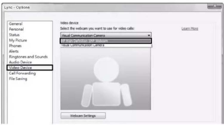 HP ProDisplay P222c - Utilisation de Microsoft Skype for Business - 2