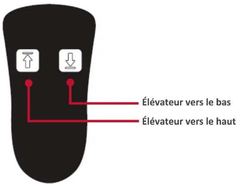 Élévateur vers le bas Élévateur vers le haut