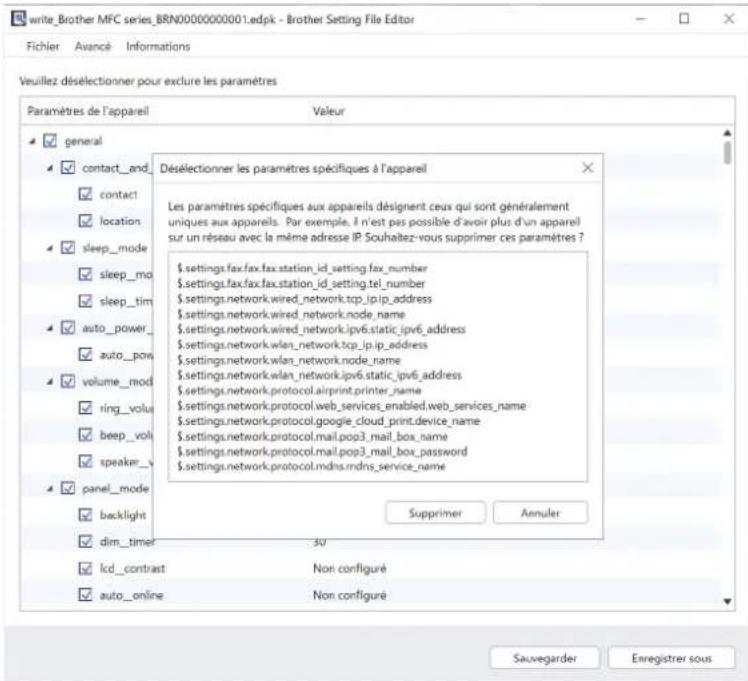 BROTHER MFC-L5705DW - Créer et modifier des fichiers de paramètres dans un éditeur JSON en ligne (exemple) - 2
