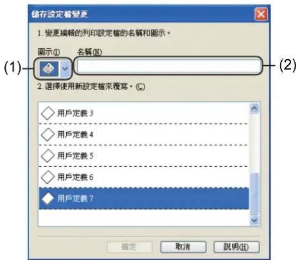 BROTHER MFC-7470D - 編輯列印設定檔 - 1