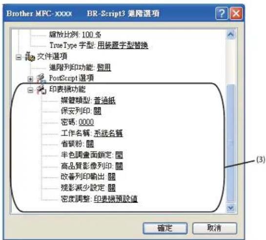 BROTHER MFC-7470D - 若要變更設定,請從印表機功能清單中選擇設定(3): - 1