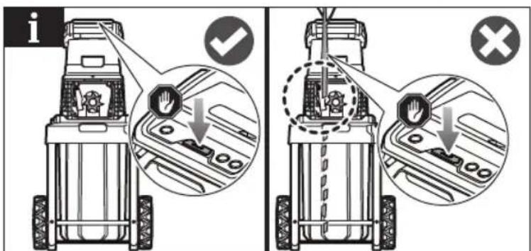 Diagram illustrating a device's internal components with check and cross icons indicating inspection or disassembly steps.