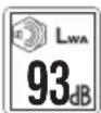 RYOBI Max Power RY36SHX40 - SYMBOLS ON THE PRODUCT - 8