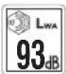 RYOBI Max Power RY36SHX40 - TUOTTEESSA OLEVAT SYMBOLIT - 8