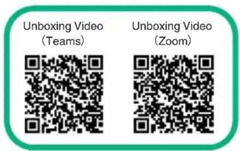 Unboxing Video (Teams) Unboxing Video (Zoom)