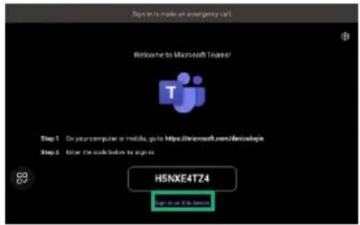 Steps to make an emergency call Welcome to Microsoft Teams! Step 1: On your computer or mobile, go to https://microsoft.com/mntcology Step 2: Enter the code below to sign in H5NXE4TZ4 Sign that this device