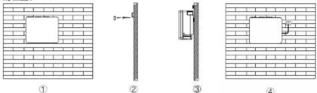HAIER HRO5017-5(GC) - 5、壁挂式安装 - 1