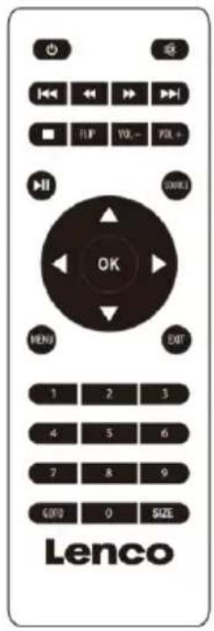 LENCO LPJ-900WH - Mando a distancia - 1