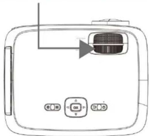 LENCO LPJ-900WH - De scherpte en het trapezium aanpassen - 1