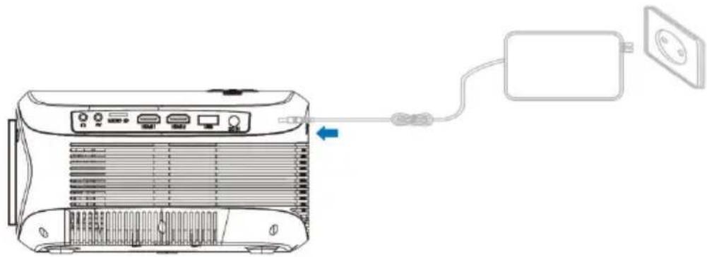 LENCO LPJ-900WH - De voedingsadapter installaeren - 1