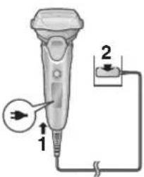 PANASONIC ES-LV69 - Charging the shaver - 2