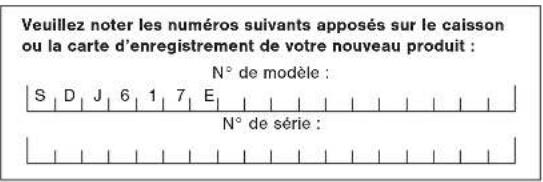 Sun Joe SDJ617E - Numéros de modèle et de série - 1