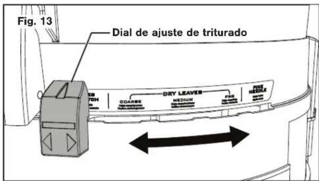 Sun Joe SDJ617E - Ajuste del dial de triturado - 1