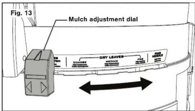 Sun Joe SDJ617E - Adjusting the Mulch Adjustment Dial - 1