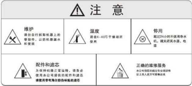 HAIER HRO600-5A - 使用注意事项 - 6