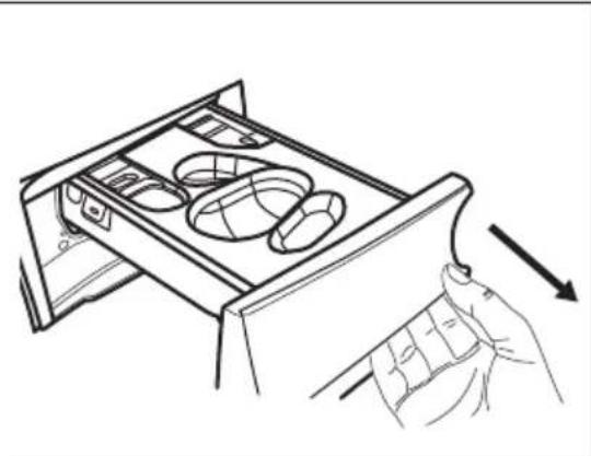 ELECTROLUX WAGL2E500 - Filling the detergent and additives - 4