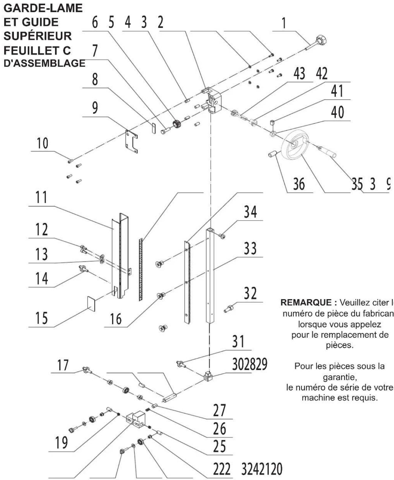 RIKON 10-326 - LISTE DES PIÈCES - 1