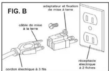RIKON 10-326 - AVERTISSEMENT Gardez le cordor - 2