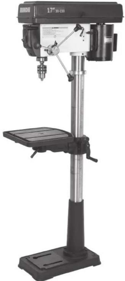 RIKON 30-230 - Perceuse à colonne de plancher de 17" - 1