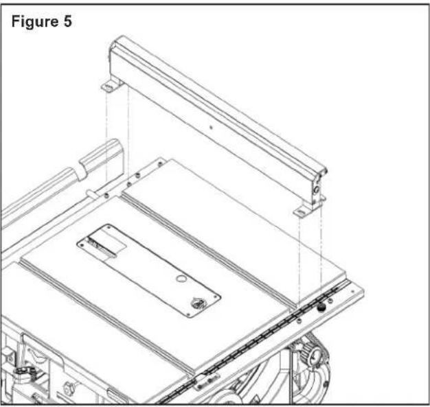 RIKON 11-600S - INSTALLATION DU GUIDE À REFENDRE - 3