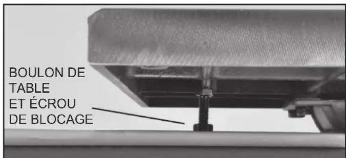 RIKON 10-3061 - MISE À L'ÉQUERRE DE LA TABLE PAR RAPPORT À LA LAME DE SCIE - 3