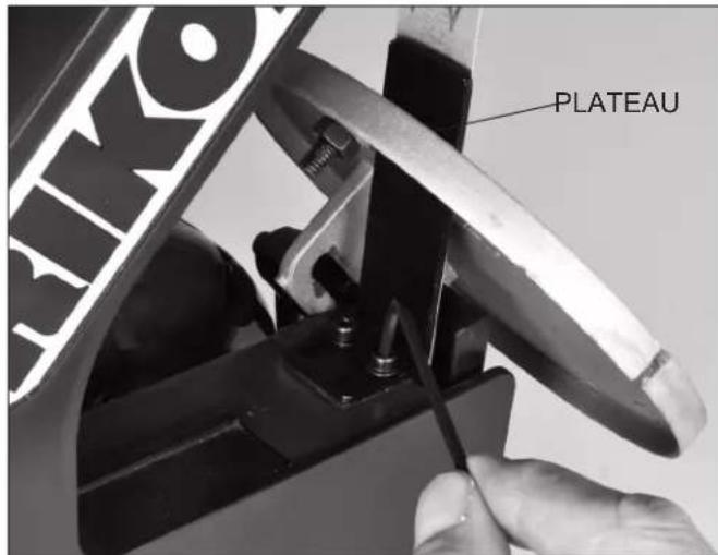 RIKON 50-161VS - PLATEAU DE LA BANDE ABRASIVE - 2