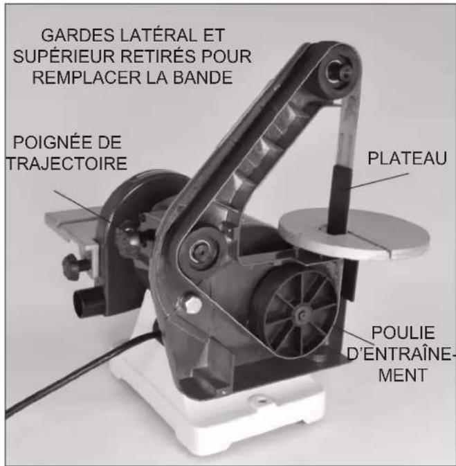 RIKON 50-161VS - PLATEAU DE LA BANDE ABRASIVE - 1