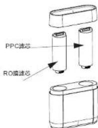 HAIER HRO8H79-2 - 4、滤芯的安装 - 1
