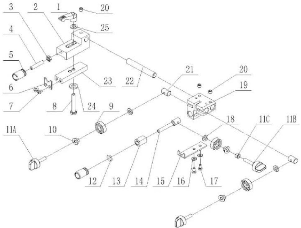 RIKON 10-324TG - PIÈCES SCHÉMA & LISTE DES PIÈCES - 1