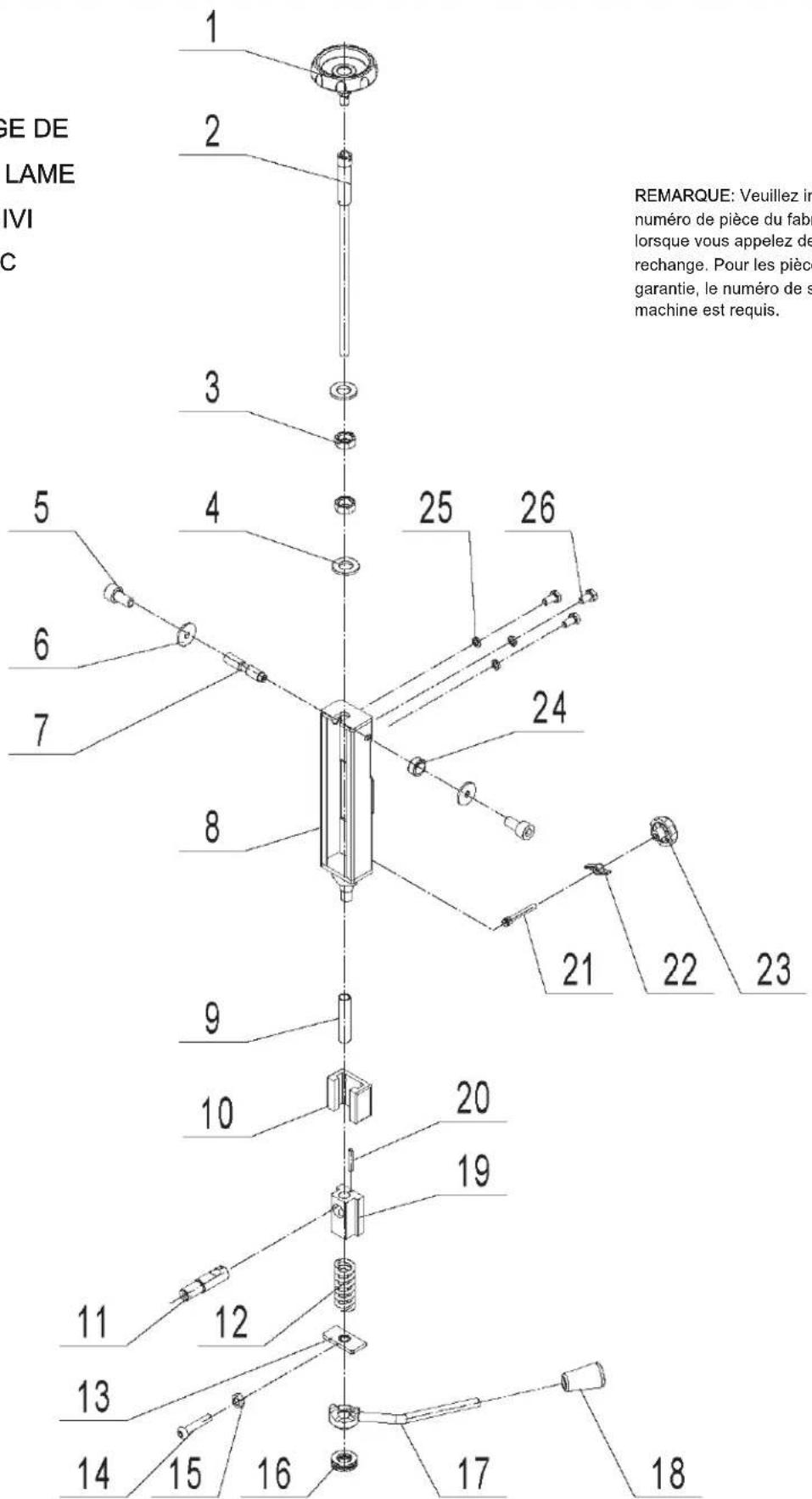 RIKON 10-324TG - SCHÉMA DES PIÈCES - 1