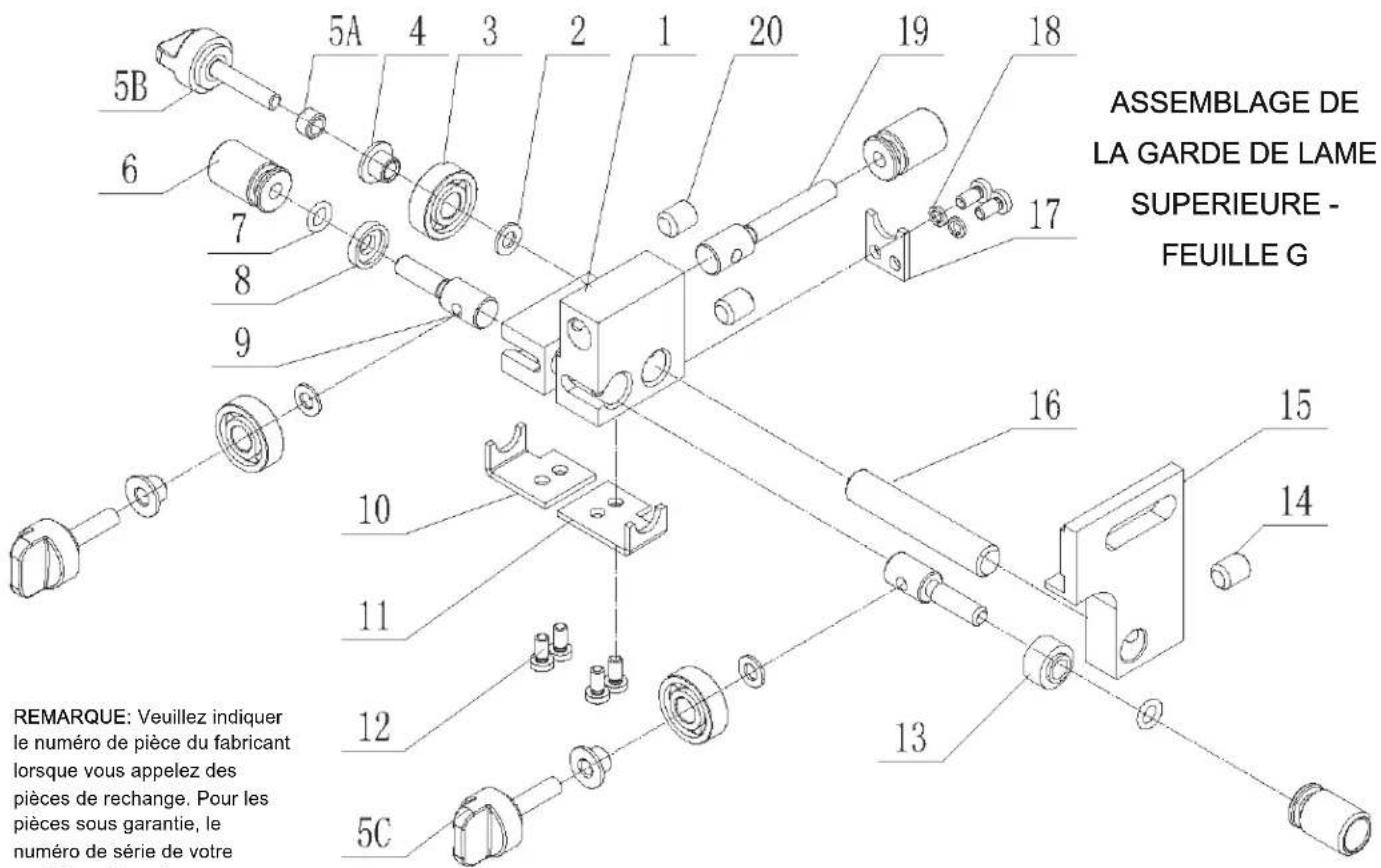 RIKON 10-324TG - ASSEMBLAGE DE LA CLÔTURE - FEUILLE F - 1