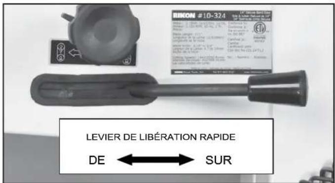 RIKON 10-324TG - RÉGLER LA LAME INDICATEUR DE TENSION - 1