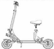 Kugoo KuKirin G2 Max - 12.PROCÉDURES DE PLIAGE DU SIÈGE - 1