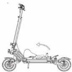 Kugoo KuKirin G2 Max - 12.PROCÉDURES DE PLIAGE DU SIÈGE - 2