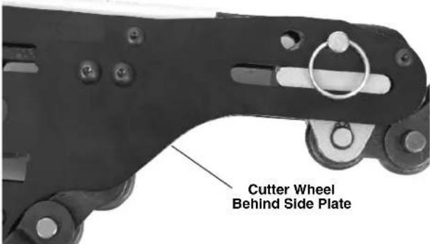 Cutter Wheel Behind Side Plate