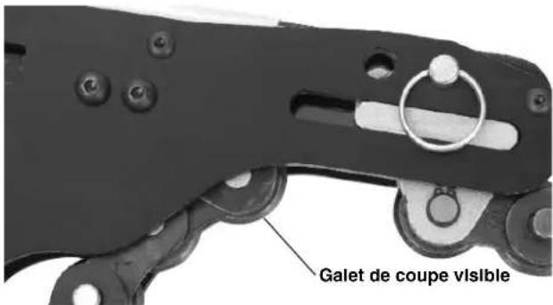 Galet de coupe visiblue