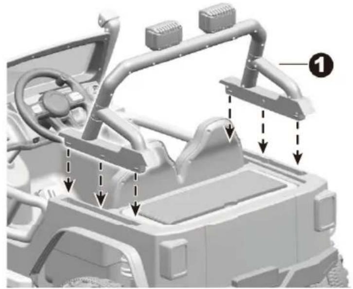 Merax TX295659 - Turn the vehicle body upright. - 5