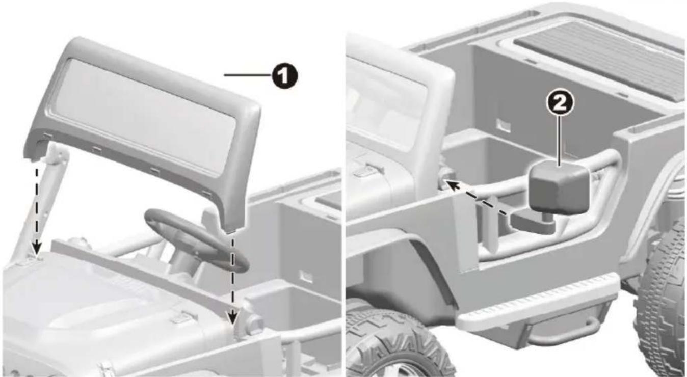 Merax TX295659 - Turn the vehicle body upright. - 3