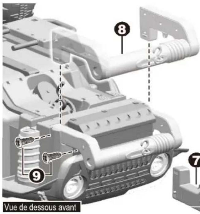 Merax TX295659 - CONSEIL : L'essieu arrière est verrouillé sur le côté de la carrosserie. - 2