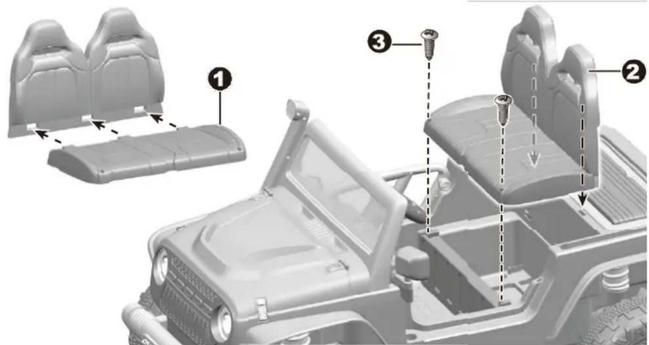 Merax TX295659 - Turn the vehicle body upright. - 3