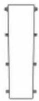 Merax L-DX001R - Accessoires de montage - 2