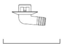 SAMSUNG AR24BXHQASIXEU - Wenn die Abflussverbindung nicht mit einer Gummidichtung ausgestattet ist (siehe Abb. B), gehen Sie wie folgt vor: - 3